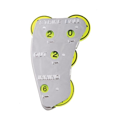 Perfectpitch 4 Whee Umpire Indicators, Optic Yellow, 12PK PE3361150